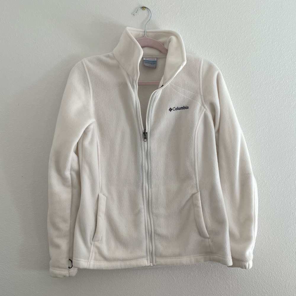 White Columbia fleece jacket
